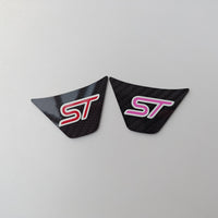 Ford Fiesta ST MK7.5 Carbon Fibre Steering Wheel Badge COLOURED