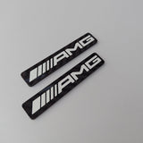 AMG Coloured Vehicle Badges (pair) - CarbonTeq UK