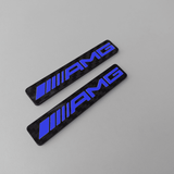 AMG Coloured Vehicle Badges (pair) - CarbonTeq UK