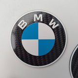 BMW Badge Carbon Fibre Set - CarbonTeq UK