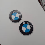 BMW Badge Carbon Fibre Set - CarbonTeq UK