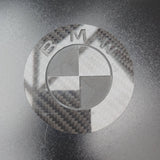 BMW Engraved Badge Carbon Fibre - CarbonTeq UK
