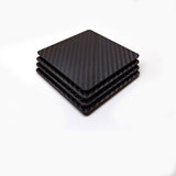 Carbon Fibre Coasters (set of 4) - CarbonTeq UK