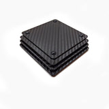 Carbon Fibre Coasters (set of 4) - CarbonTeq UK
