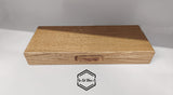 Double Dice Vault - Solid Oak - Handmade - Dice Storage - CarbonTeq UK