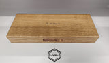 Double Dice Vault - Solid Oak - Handmade - Dice Storage - CarbonTeq UK