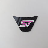 Ford Fiesta ST MK7.5 Carbon Fibre Steering Wheel Badge COLOURED - CarbonTeq UK