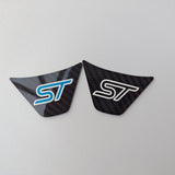 Ford Fiesta ST MK7.5 Carbon Fibre Steering Wheel Badge COLOURED - CarbonTeq UK