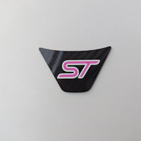 Ford Fiesta ST MK7.5 Carbon Fibre Steering Wheel Badge COLOURED