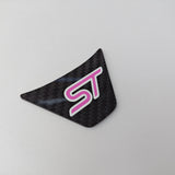 Ford Fiesta ST MK7.5 Carbon Fibre Steering Wheel Badge COLOURED