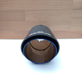 REMUS Performance Exhaust Blue Tip Matte Carbon Fibre - CarbonTeq UK