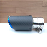 REMUS Performance Exhaust Blue Tip Matte Carbon Fibre - CarbonTeq UK