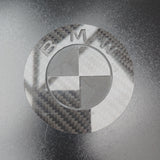 BMW Engraved Badge Carbon Fibre