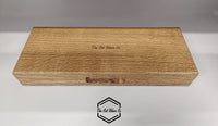 Double Dice Vault - Solid Oak - Handmade - Dice Storage