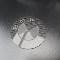 BMW Engraved Badge Carbon Fibre