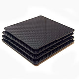 Carbon Fibre Coasters (set of 4)