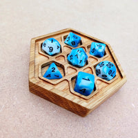 Dice Display Tray Display Vault Oak D&D RPG Games Table Top RPG