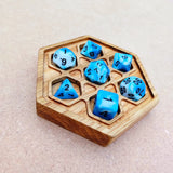 Dice Display Tray Display Vault Oak D&D RPG Games Table Top RPG