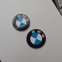 BMW Badge Carbon Fibre Set