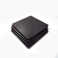 Carbon Fibre Coasters (set of 4)