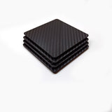 Carbon Fibre Coasters (set of 4)