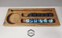 Double Dice Vault - Solid Oak - Handmade - Dice Storage