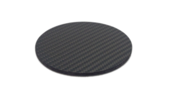 Carbon Fibre Round Coaster Custom Size