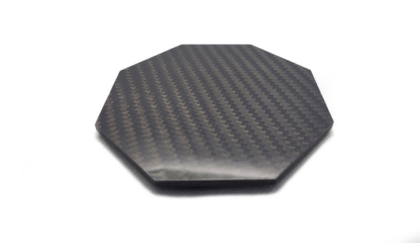 Octagonal Carbon Fibre Coaster Set of 2