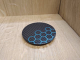 Honeycomb Resin Round Carbon Fibre Coaster