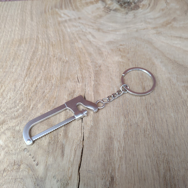 Metal Saw Handyman Keyring