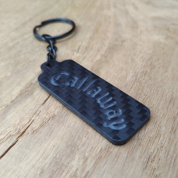 Callaway Golf Carbon Fibre Keyring