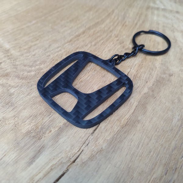 Honda Badge Carbon Fibre Keyring