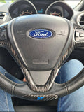 Ford Fiesta ST Logo MK7.5 Carbon Fibre Steering Wheel Badge - CarbonTeq UK