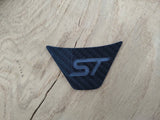 Ford Fiesta ST Logo MK7.5 Carbon Fibre Steering Wheel Badge - CarbonTeq UK