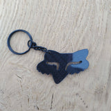 Fox Racing Carbon Fibre Keyring - CarbonTeq UK