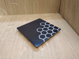 Honeycomb Resin Carbon Fibre Coaster - CarbonTeq UK