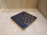 Honeycomb Resin Carbon Fibre Coaster - CarbonTeq UK