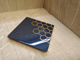 Honeycomb Resin Carbon Fibre Coaster - CarbonTeq UK