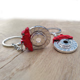 Metal Disc Brake Keyring Automotive - CarbonTeq UK