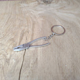 Metal Pair of Pliers Handyman Plumber Keyring - CarbonTeq UK