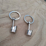 Metal Piston Keyring Automotive - CarbonTeq UK