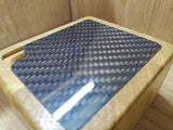 Oak Box with Genuine Carbon Fibre Lid - CarbonTeq UK