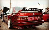 BMW Motorsport Matte White Vinyl Decal