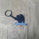 Skoda Carbon Fibre Keyring - CarbonTeq UK
