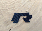 Volkswagen R Line Carbon Fibre Rear Badge / Emblem Replacement - CarbonTeq UK
