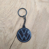 Volkswagen VW Carbon Fibre Keyring - CarbonTeq UK