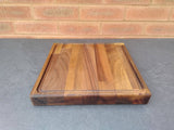 Walnut Chopping Block / Butchers Block / Kitchen Board - CarbonTeq UK